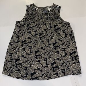 Market & Spruce Paisley Tank Top Medium